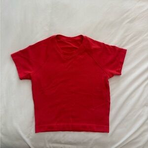 lululemon swiftly cropped shirt